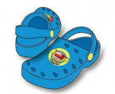 Clogs Super Wings Blau Gr. 24/25