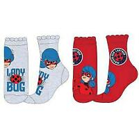 Miraculous ladybug Socken grau 27/30