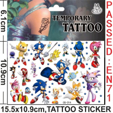 Sonic the Hedgehog Hauttattos