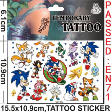 Sonic the Hedgehog Hauttattoos