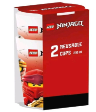 Ninjago Kunststoff Becher 2 Stk.