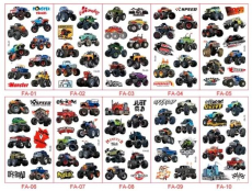 Blaze Monstertrucks Hauttattoos FA-01