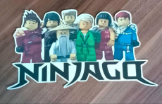 Lego Ninjago Aufkleber gross