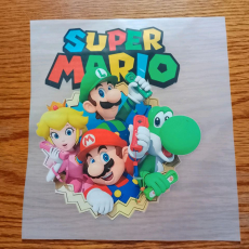 Super Mario Bügelbild (18 - 22cm)