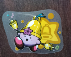 Kirby Bügelbild klein