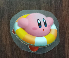 Kirby Bügelbild klein