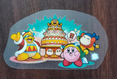 Kirby Bügelbild klein