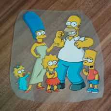 The Simpsons Bügelbild mittlere