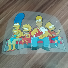 The Simpsons Bügelbild groß