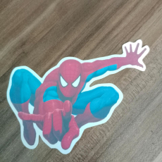 Spiderman Bügelbild helle Sachen