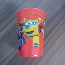 Super Wings Kinder Trinkbecher rot 2er Pack