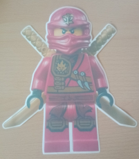 Lego Ninjago Bügelbild für eine Schultüte