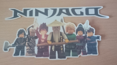 Lego Ninjago Bügelbild für eine Schultüte