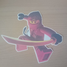 Lego Ninjago Bügelbild für eine Schultüte