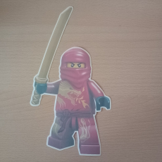 Lego Ninjago Bügelbild für eine Schultüte