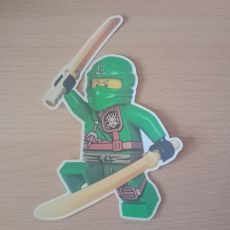 Lego Ninjago Bügelbild für eine Schultüte