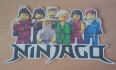 Lego Ninjago Bügelbild für eine Schultüte