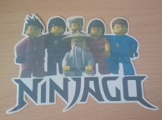 Lego Ninjago Bügelbild für eine Schultüte