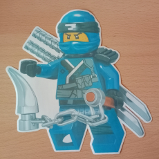 Lego Ninjago Bügelbild für eine Schultüte