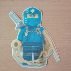 Lego Ninjago Bügelbild für eine Schultüte