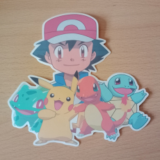 Pokemon Bügelbild für eine Schultüte