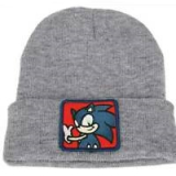 Sonic the hedgehog Wintermütze grau