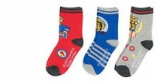 Feuerwehrmann Sam 3er Pack Sneaker Socken 23/26