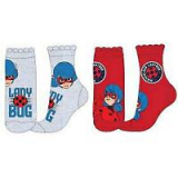 Miraculous ladybug Socken grau Gr.23/26