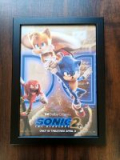 Sonic Leinwandbild mit Rahmen 21x30