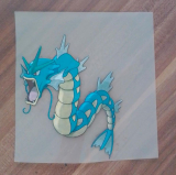 Pokemon Garados Bügelbild