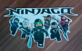 Lego Ninjago Aufkleber gross