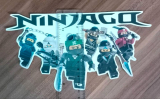 Lego Ninjago Aufkleber gross