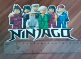 Lego Ninjago Aufkleber gross