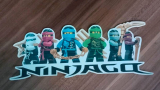 Lego Ninjago Aufkleber gross