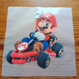 Super Mario Bügelbild (18 - 22cm)