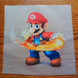 Super Mario Bügelbild (18 - 22cm)