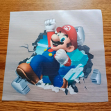 Super Mario Bügelbild (18 - 22cm)