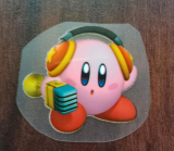 Kirby Bügelbild klein