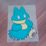 Pokémon Bügelbild Mampfaxo