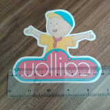 Caillou Bügelbild helle Sachen