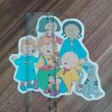 Caillou Bügelbild helle Sachen