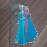 Frozen Eiskönigin ANNA UND ELSA Bügelbild dunkle Sachen