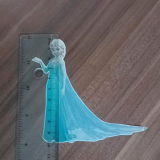 Frozen Eiskönigin ELSA Bügelbild dunkle Sachen