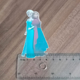 Frozen Eiskönigin ANNA UND ELSA Bügelbild dunkle Sachen