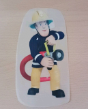 Feuerwehrmann Sam Bügelbild