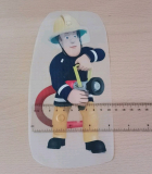 Feuerwehrmann Sam Bügelbild