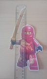 Lego Ninjago Kai Bastelset Aufkleber für eine Schultüte