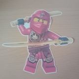 Lego Ninjago Bügelbild für eine Schultüte