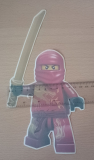 Lego Ninjago Bügelbild für eine Schultüte