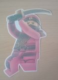 Lego Ninjago Bügelbild für eine Schultüte